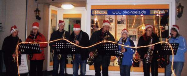 Saxophon Orchester Weihnacht